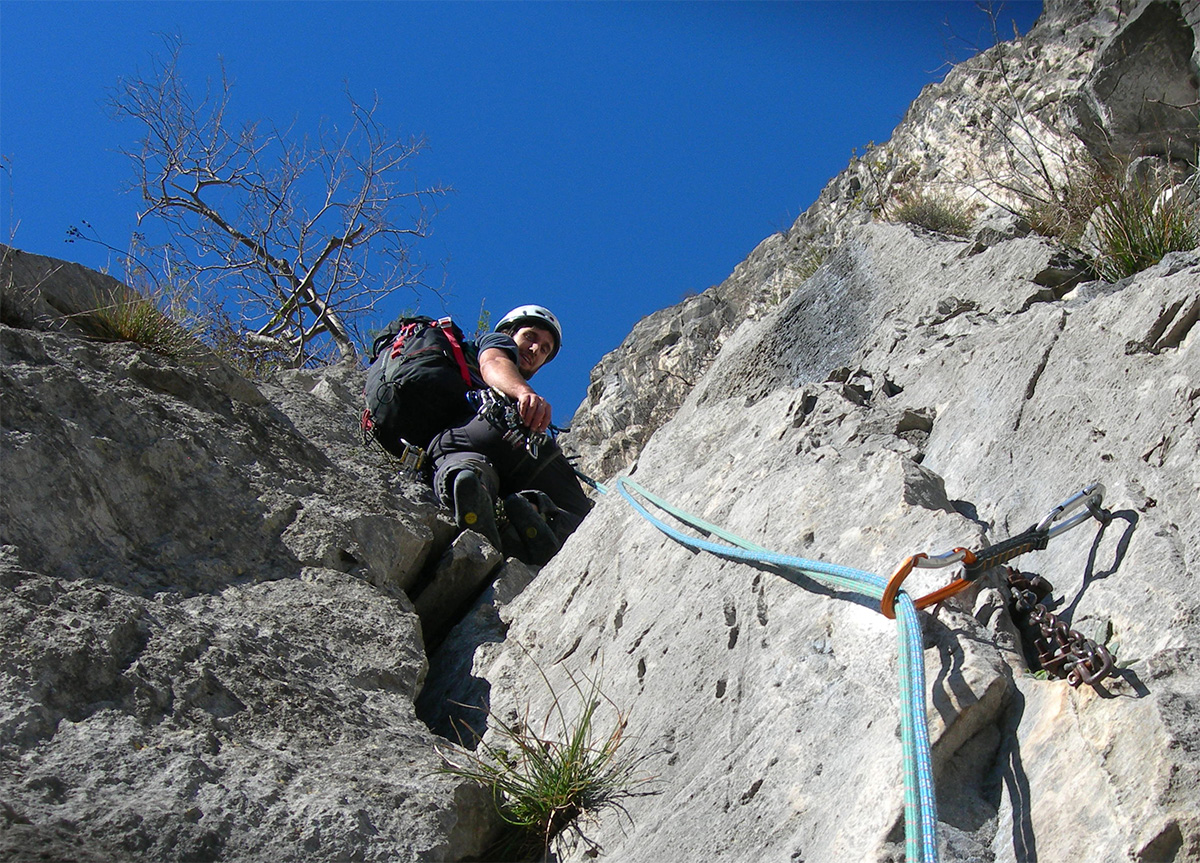Corna di Medale Via Cassin